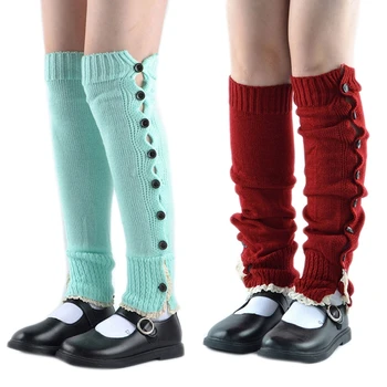 Гети с копчета, женски възли чорапогащи Harajuku за момичета, лейси завърши с рюшами, гъвкави калъфи за крака, чорапи