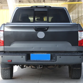 За Nissan Titan 2016-2023 PVC черен авто лого в задната част на врата Декор Стикер Довършителни стикер автомобилни аксесоари