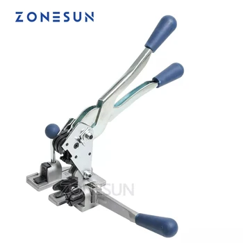 Ръчно обвязочная машина ZONESUN за 13 мм полипропиленови лента, ръчни инструменти, ръчни опаковъчни машини, опаковъчни машини, комбинирана, ръчно пакетираща машина