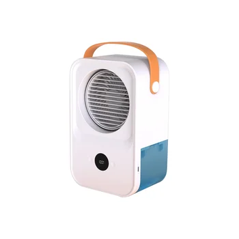Преносим вентилатор въздушен охладител USB мини климатик, овлажнител дигитален дисплей електрически вентилатор за офис у дома си-B