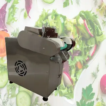 Висококачествена машина за рязане на зеленчуци, машина за нарязване на кубчета моркови, машина за рязане на зелени листни зеленчуци