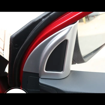 За Hyundai Solaris 2 2016 2017 2018 ABS Мат Корнизи за интериора врати Триъгълен капак украса динамика аксесоар за стайлинг на автомобили
