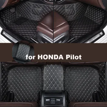 Автомобилни постелки Autohome за HONDA Pilot 2003-2021 г., актуализирана версия, аксесоари за крака, килими
