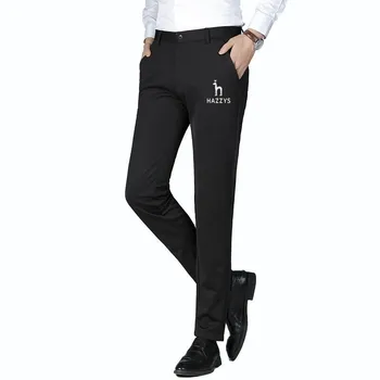 Пролетно-летни мъжки панталони за голф, висококачествени еластични панталони, модерни мъжки облекла за голф, мъжки панталони с прав штанинами за голф