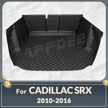 Автоматично подложка за багажника с пълно покритие за Cadillac SRX 2010-2016 15 14 13 12 11, авто подложка за багажника, аксесоари за защита на товарното салон