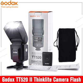 Светкавица Godox TT520 II за камерата TT 520 II Thinklite с вграден wi-fi сигнала 433 Mhz за Canon, Nikon, Pentax, Sony, Fuji Olym