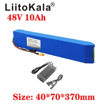 LiitoKala 48V E-bike батерия 48v 10ah 18650 литиево-йонна батерия комплект за ремонт на мотор 1000w XT60 щепсел + зарядно устройство 54,6 v 2A