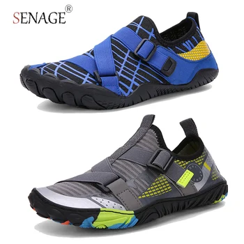 SENAGE / Нова Плажната Водна обувки за мъже И Момчета, бързо съхнещи Дишащи Спортни Обувки, Нескользящие Маратонки За Плуване Бос, Спортни Обувки