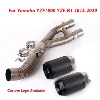 YZF-R1 от Ауспуха на Изпускателната Система на мотора, Свързваща Средна Тръба за Yamaha YZF-R1 YZF1000 2015-2020