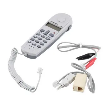 Телефонен Тестер за проверка на ставата телефон, този инструмент, набор от мрежови кабели, професионално устройство C019 за проверка на повреда на телефонната линия