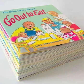 28 книги The Berenstain Bears английска книжка с картинки за деца, известни истории за деца, модул за обучение възраст 3-8 години