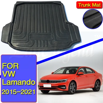 Авто подложка за багажник за Volkswagen VW Lamando 2015-2021 Карго подложка за задния багажник, тава за килими на пода, водоустойчив