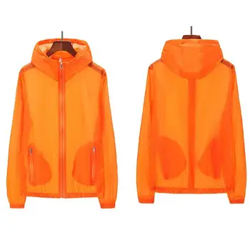 Летни джобове унисекс, ветрозащитное слънцезащитно палто с качулка яке за риболов, спорт на открито, ветрозащитный дъждобран, колоездене якета