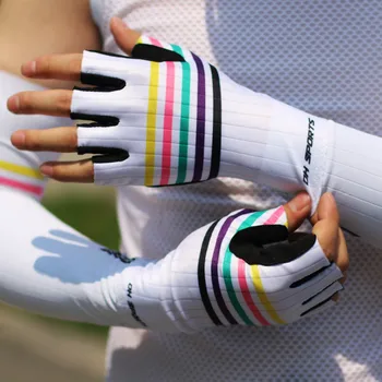 Велосипедни ръкавици с половин пръст Летни нови колоездене, спортни ръкавици, с къси пръсти, Дишащи Риболов Фитнес на открито