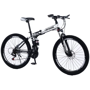 26-инчов планински велосипед от алуминиева сплав, сгъваема 27-високоскоростен велосипед с електрически люк с двойно амортизация