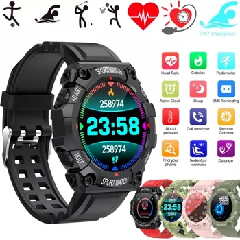 Мъжки smart-часовници, мъжки, дамски спортни фитнес гривни със сензорен екран, ръчен часовник, водоустойчив Bluetooth за Android, Ios, умни часовници FD68S
