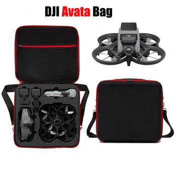 Преносим пътен калъф за дрона DJI Avata, аксесоари, чанта за съхранение на батерии, дистанционни очила, 2 чанти за очила за виртуална реалност