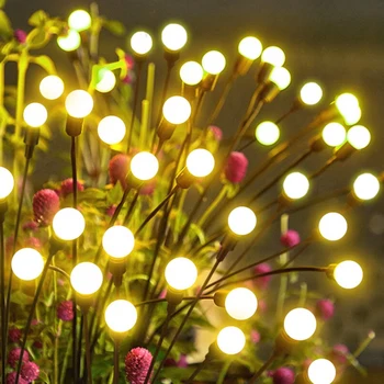 6 led слънчеви светулки, улични водоустойчив градински светлини на поляната, покачивающаяся ландшафтна лампа, празнични коледни лампи за слънчева батерия