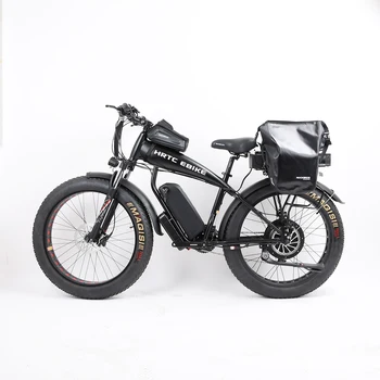 26 инча Fat Tire Travel E-bike 1500 W Мотор На 48 В 50ah Електрически велосипед на далечни разстояния за разходки и екскурзии Литиева под Наем