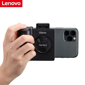 Lenovo CG01 CapGrip II ръчно усилвател заснемане за селфи с дистанционно управление, Bluetooth, затвор телефон за снимки със смартфон