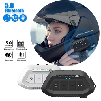 Ултра тънък рог Bluetooth 5,0 слушалки за шлем Удобен говорител мотоциклетни слушалки с пристанище Type C Мото слушалки безжични