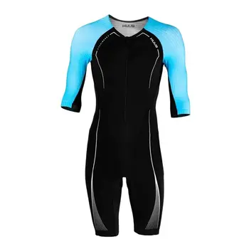 Huub 2023, Мъжки велосипеден гащеризон, триатлонные чорапогащи, състезателен костюм с къс ръкав, дрехи за плуване, Ciclismo Mono Corto#25