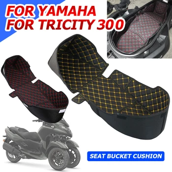 За Yamaha TRICITY 300, аксесоари за мотоциклети TRICITY300, заден багажник, карго подложка, защитно седалка, кофа, тампон за съхранение на багаж, вътрешна