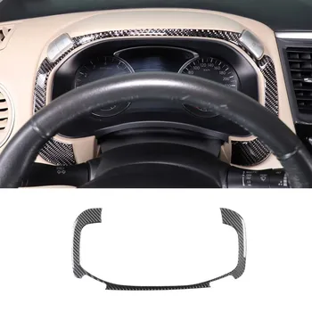 За Nissan Pathfinder 2013-2018 Декоративна рамка за арматурното табло на автомобила от мека въглеродни влакна, стикер на капака, аксесоари за интериора