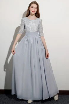 2023 Ново висококачествено вечерна рокля по поръчка за момичета - Елегантна бална рокля за абитуриентски бал с кружевными ръкав