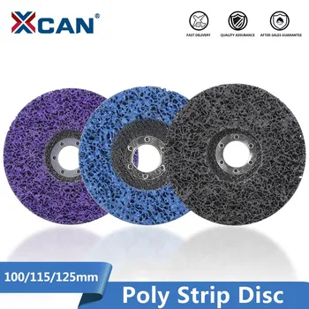 XCAN полировальный диск 115 и 125 мм полировальный диск абразивен кръг за премахване на боя и ръжда чисто шлайфане кръг за ъглошлайф