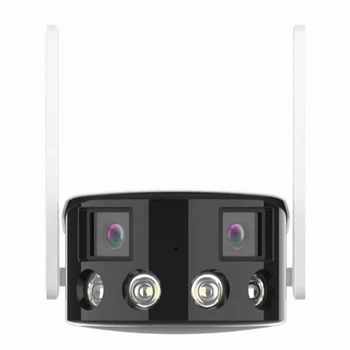 8-мегапикселова PTZ IP камера, Wi-Fi цветно нощно виждане 180 ° Широкоъгълен Ангел Външни камери за видеонаблюдение Wifi 4-мегапиксельное видеонаблюдение