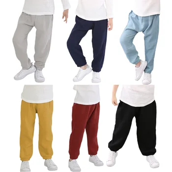 Летни детски панталони Облекло бельо дрехи за малките момичета Дрехи за момчета широки панталони детски дрехи спортни панталони Панталони