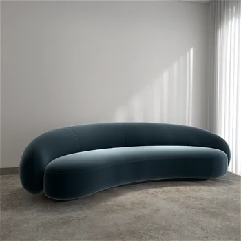 Ретро диван за хол, кадифена торбичка Xxl, италиански домашен диван за дневна, луксозен мързелив европейския пода, мебели за дома, Muebles De Hogar