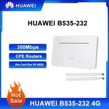 HUAWEI B535 B535-235 4G 3 Pro рутер LTE 300 Mbit/с SMA + телефонен интерфейс antena