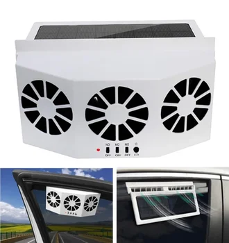 Авто охладител на слънчеви батерии, вентилатор прозорец на радиатора, автоматично отдушник, вентилационна (противовакуумна) канална радиатор, охлаждане на радиатора за кола