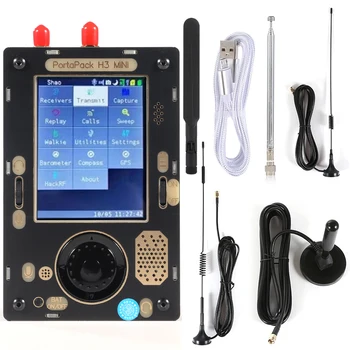 Нов PortaPack H3 Mini + HackRF One СПТ Поддръжка на SSTV/NOAA/Морс RX Барометър Компас, GPS Приемник