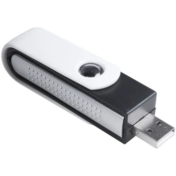 USB йонна кислороден освежители за бара, за пречистване на въздух, йонизатор за лаптоп, черен + бял