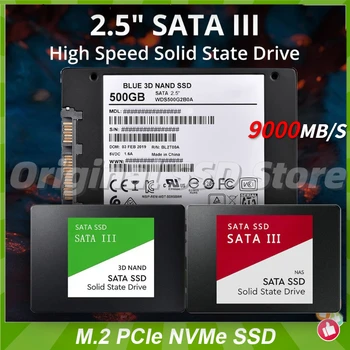 SATA III SSD 4 TB И 2 TB Твърд Диск Sata3 2.5-Инчов Ssd Твърд Диск 1 TB Вътрешни Твърди Дискове за вашия Преносим компютър, Бележник PS4 PS5
