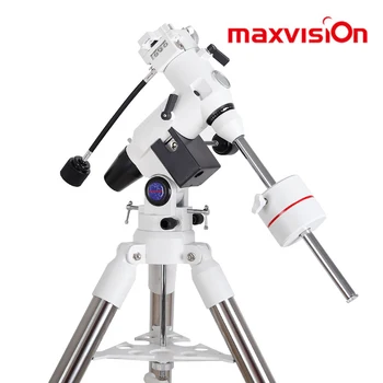Maxvision EXOS-2/HEQ5 Немска планина за екваториалните телескоп Основен скоба 2-инчов статив стоманена с полярния огледало