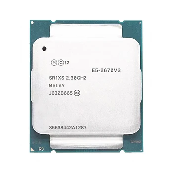 Използва се за процесора на Intel Xeon официалната версия E5-2670V3 SR1XS X99 2,30 Ghz 30 М и 12-ядрени процесора E5-2670 V3 LGA2011-3 E5 2670 V3