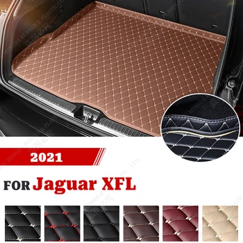 Непромокаема подложка за багажник на автомобил с висока страни за Jaguar XFL 2021, автомобилни аксесоари, поръчка, за украса на интериор на автомобил